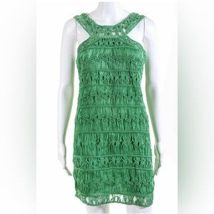 DIANE VON FURSTENBURG - Green Cotton Dress